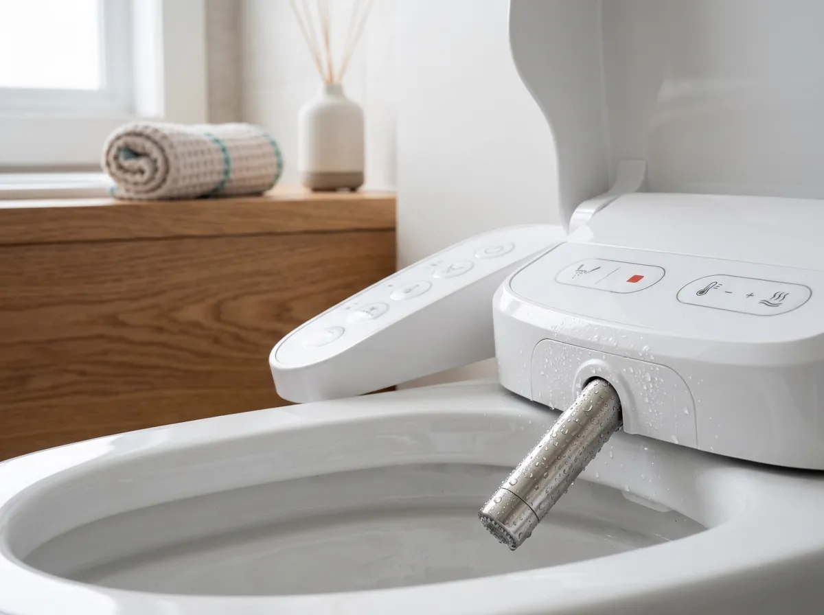 Alpha Bidet JX2 Bidet Toilet Seat — feature detail
