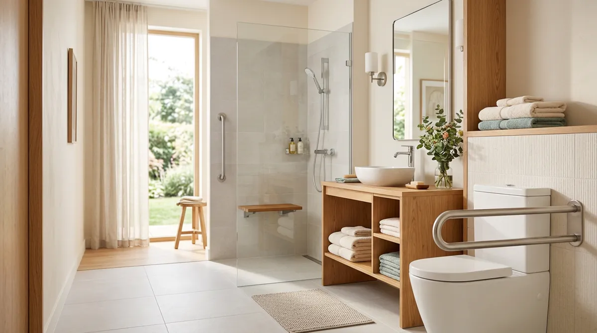 Bathroom upgrades for aging in place