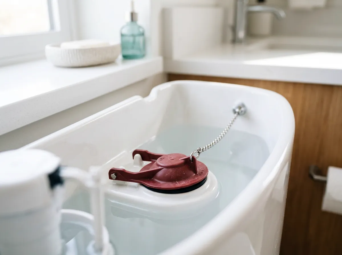 Comfortable, clean modern bathroom with a bidet toilet seat