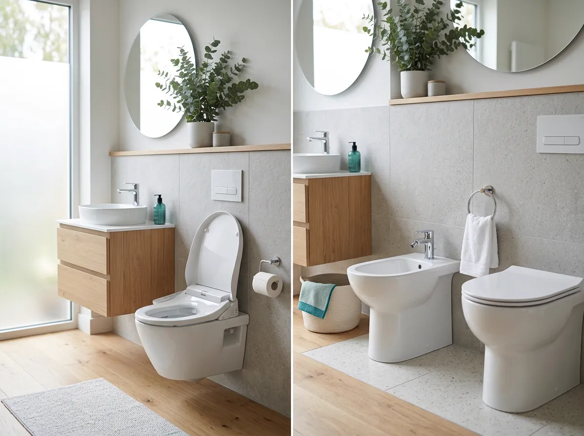 Bidet Seat and Smart Toilet (Integrated) compared