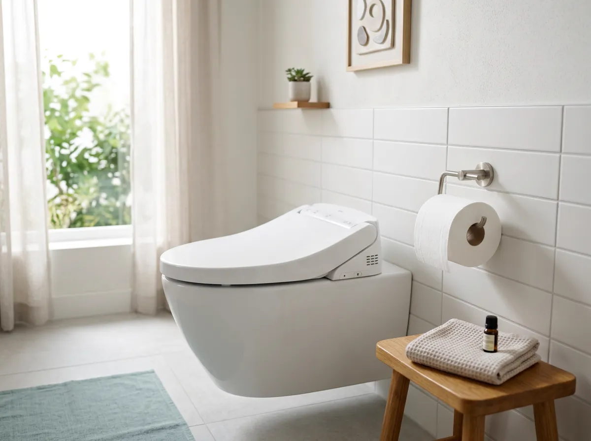Bidet toilet paper savings