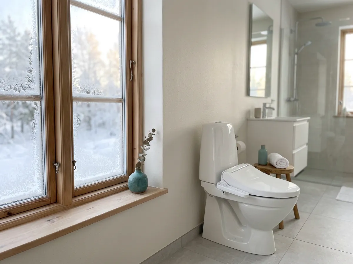 Cold water bidet vs warm — illustration