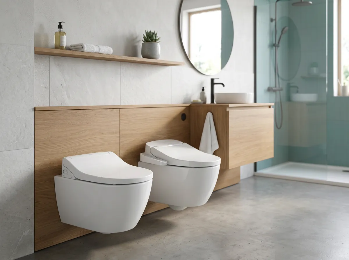 Handheld Bidet Sprayer and Electric Bidet Seat compared