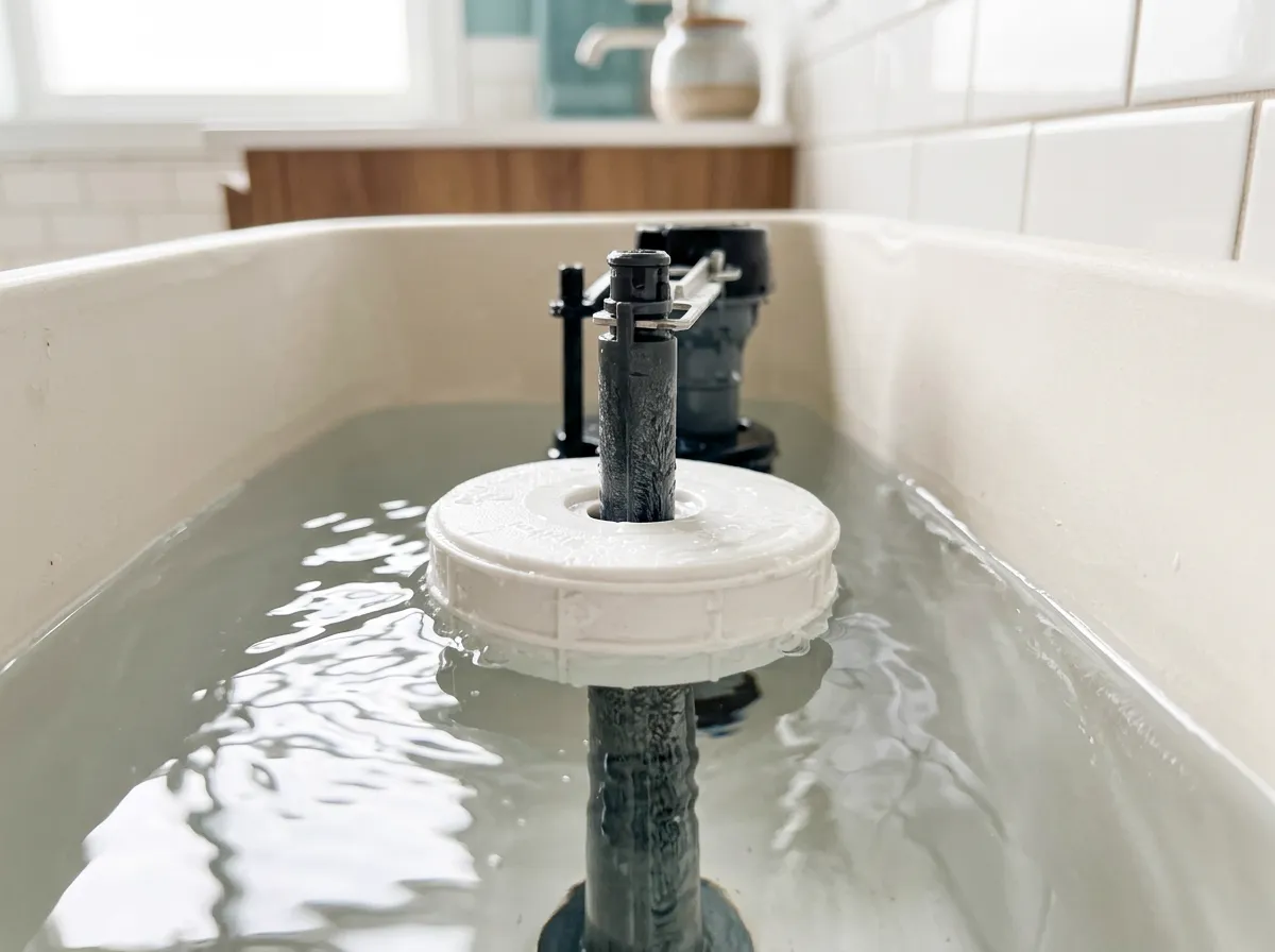 How to Adjust a Toilet Float — detail