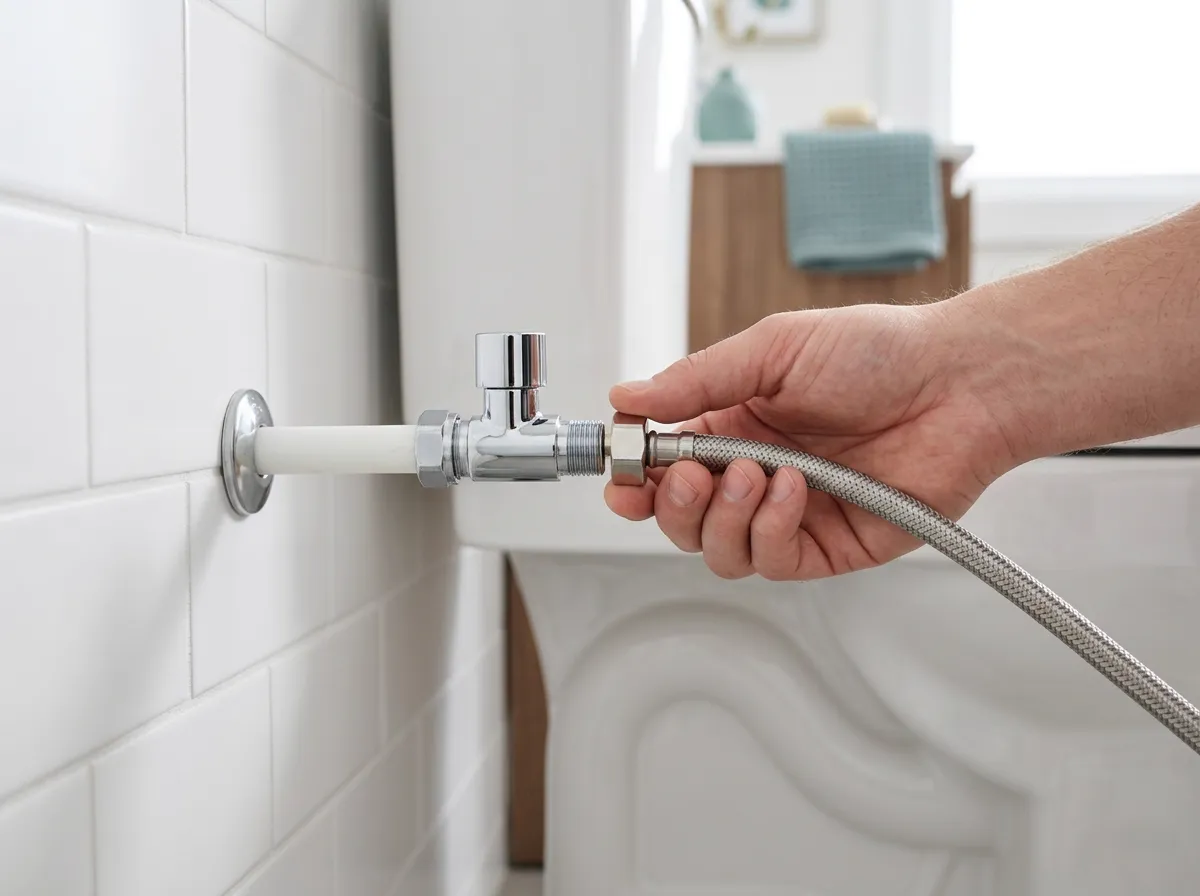 How to install a bidet seat — illustration