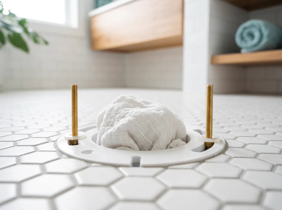 How to Replace a Toilet Wax Ring — detail