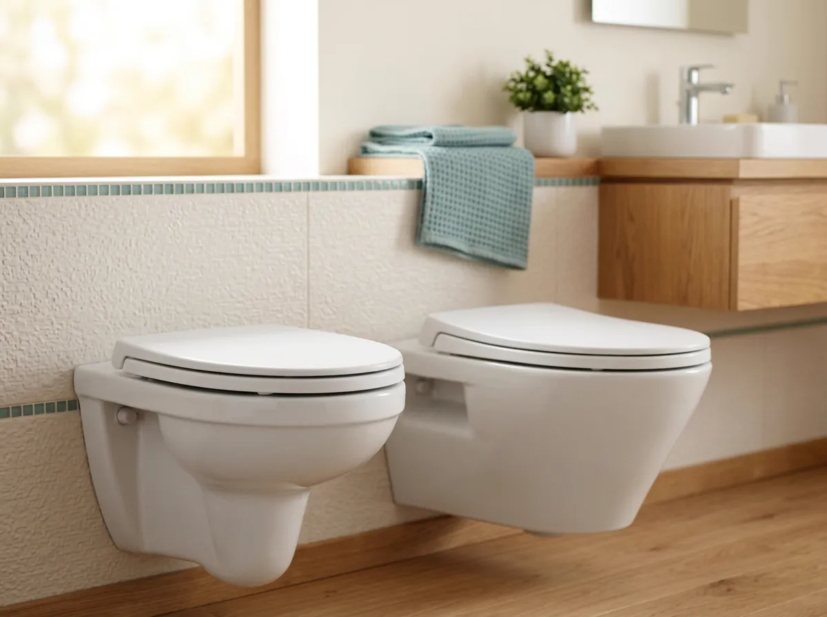 Round toilet seats and Elongated toilet seats compared