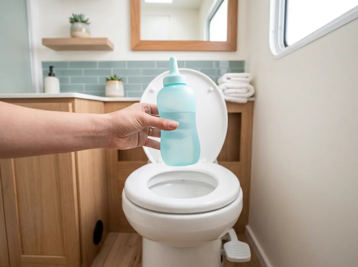 RV Bidets: What Actually Fits an RV or Camper Toilet — illustration