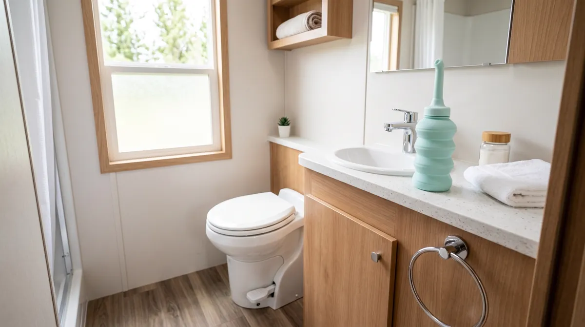 RV Bidets: What Actually Fits an RV or Camper Toilet