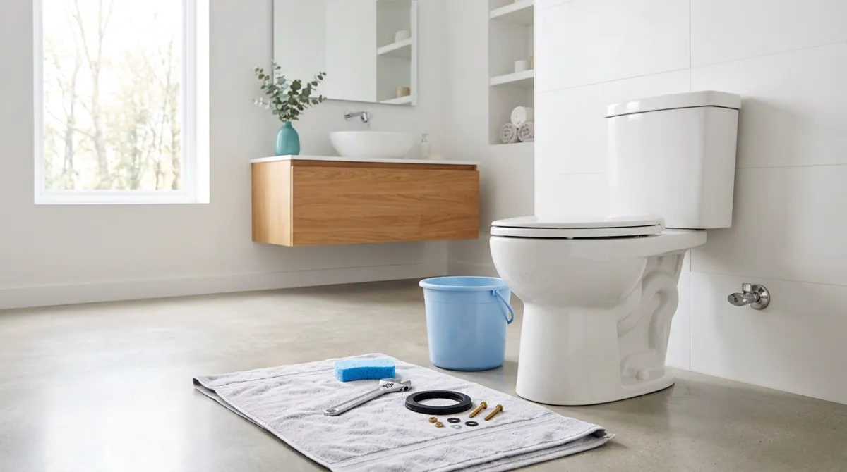Toilet Leaking? Find Where (Base, Tank or Supply Line) and Fix It — in context
