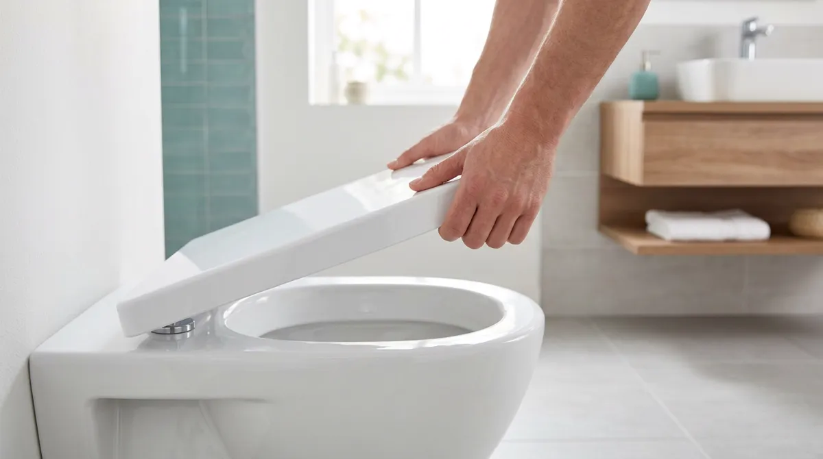 Toilet seat that won't move
