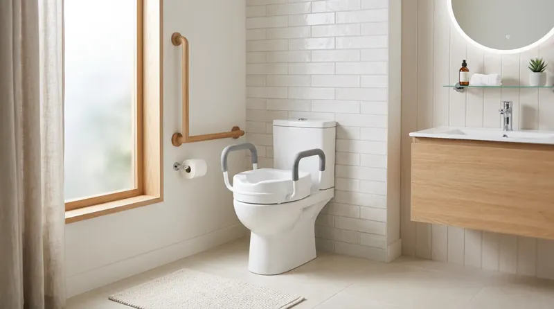 Vive Raised Toilet Seat Riser with Handles review